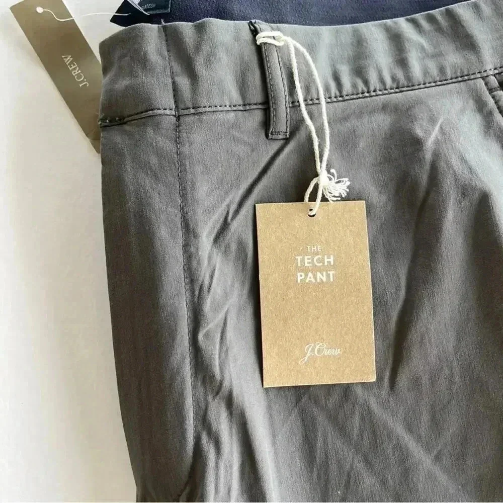 J crew 1040 athletic tapered tech pants Medford coal grey 36x32 NWT